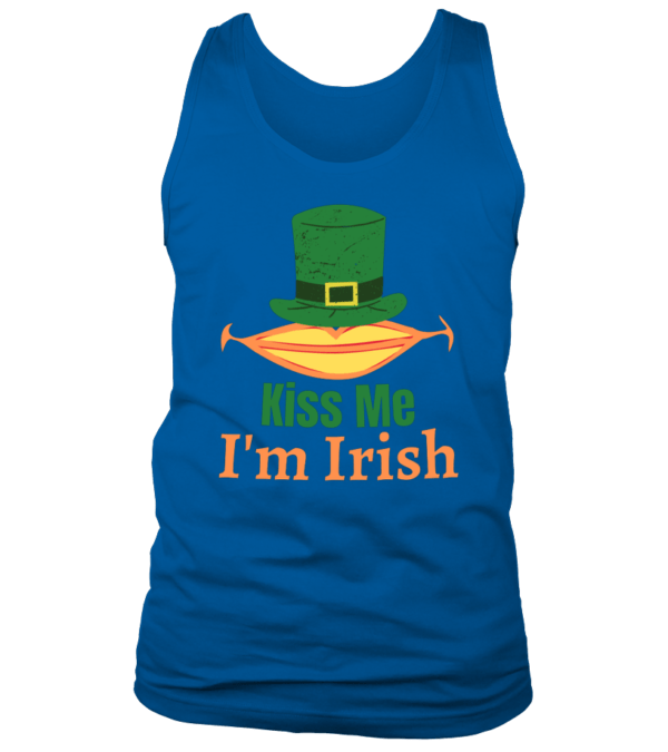 Dèbardeur Unisexe Kiss me I'm Irish – Image 3