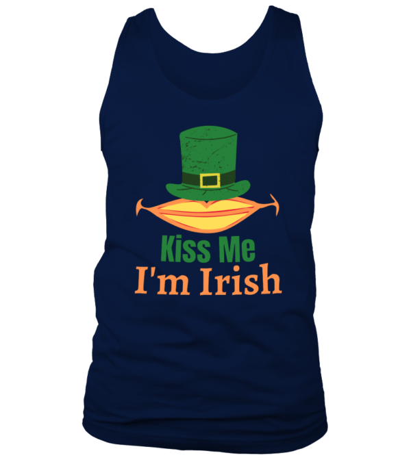 Dèbardeur Unisexe Kiss me I'm Irish – Image 5