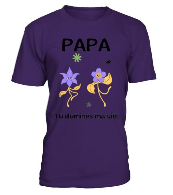 T-Shirt col rond Unisexe papa – Image 5
