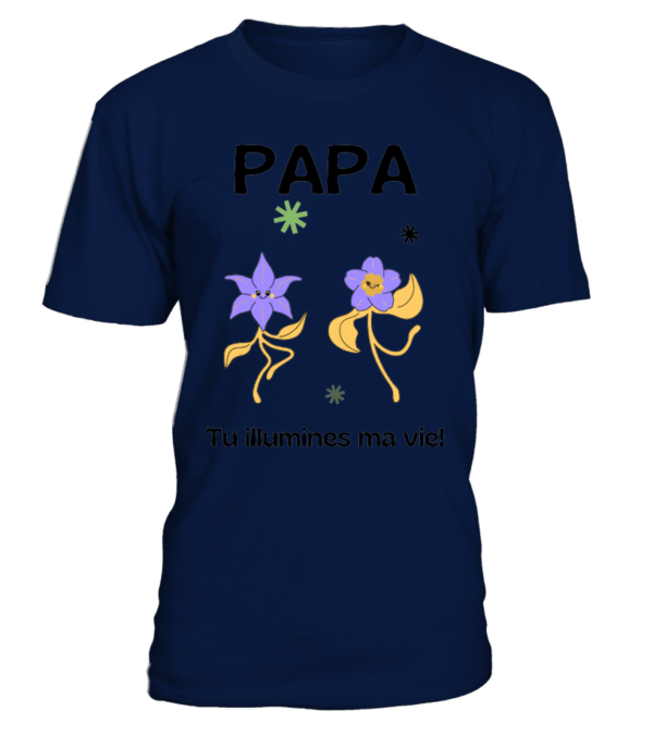 T-Shirt col rond Unisexe papa – Image 15