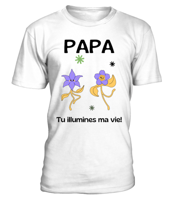 T-Shirt col rond Unisexe papa – Image 17