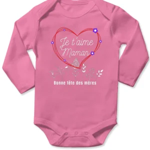 cadeau maman personnalisé: Je t'aime maman