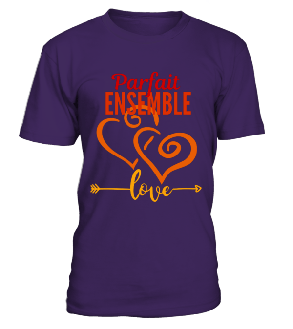 T-Shirt col rond Unisexe Parfait ensemble – Image 7