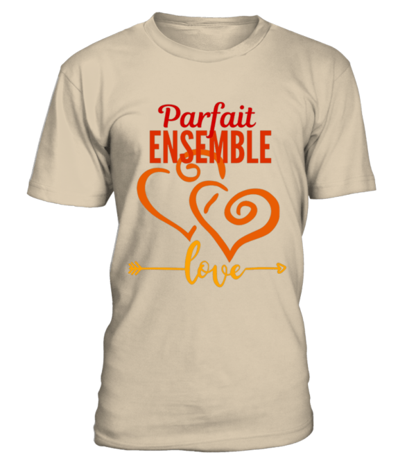 T-Shirt col rond Unisexe Parfait ensemble – Image 9