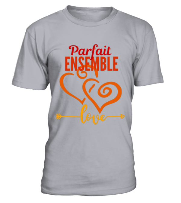 T-Shirt col rond Unisexe Parfait ensemble – Image 11