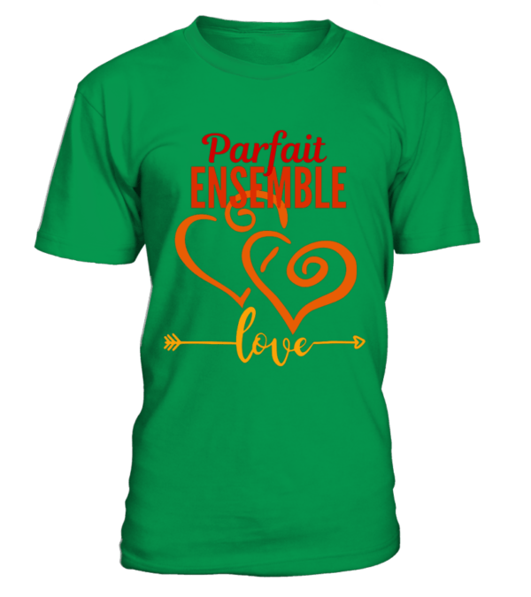 T-Shirt col rond Unisexe Parfait ensemble – Image 13