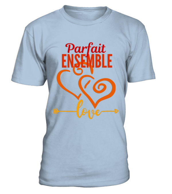 T-Shirt col rond Unisexe Parfait ensemble – Image 15