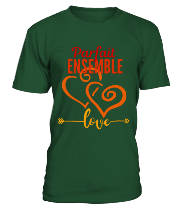 T-Shirt col rond Unisexe Parfait ensemble – Image 17