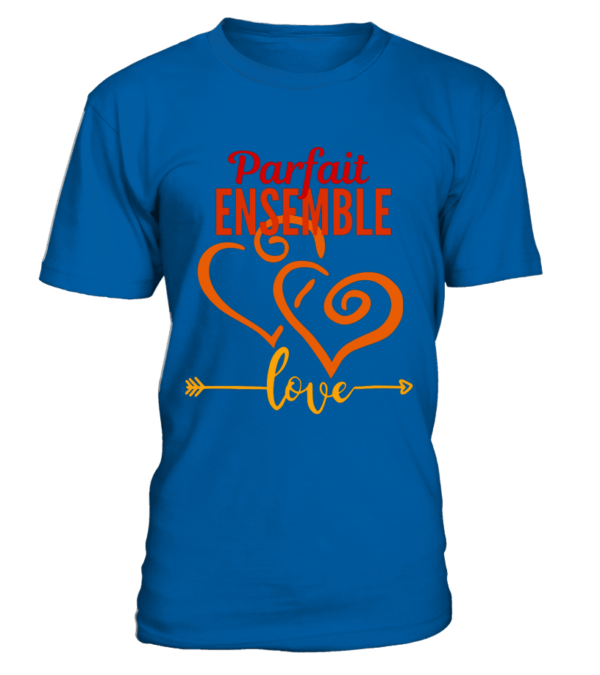 T-Shirt col rond Unisexe Parfait ensemble – Image 19