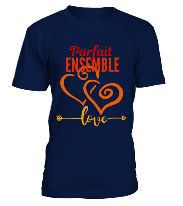 T-Shirt col rond Unisexe Parfait ensemble – Image 21