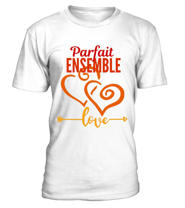 T-Shirt col rond Unisexe Parfait ensemble – Image 23