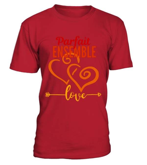T-Shirt col rond Unisexe Parfait ensemble – Image 25