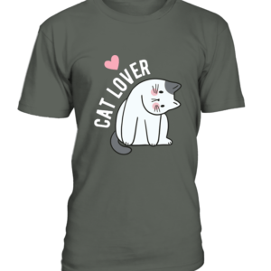 T-Shirt col rond Unisexe Cat Lover