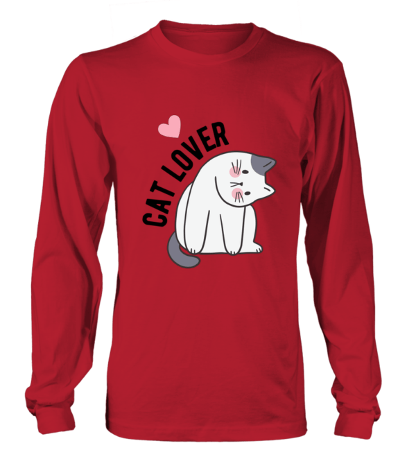 T-Shirt manches longues Unisexe Cat Lover – Image 5