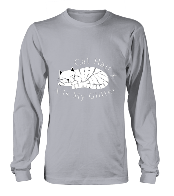 T-Shirt manches longues Unisexe Cat Hair – Image 3