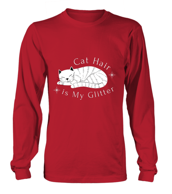 T-Shirt manches longues Unisexe Cat Hair – Image 7