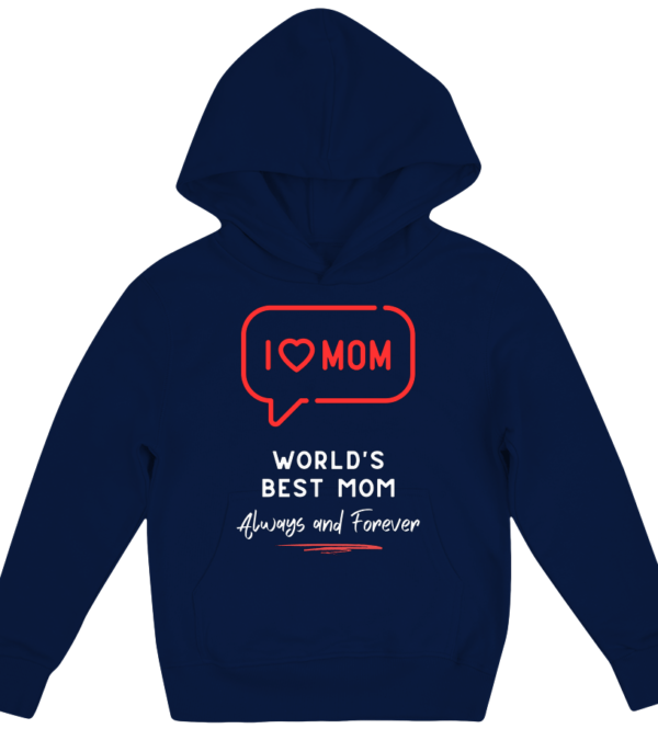 Sweat à Capuche Enfant I love mom – Image 3