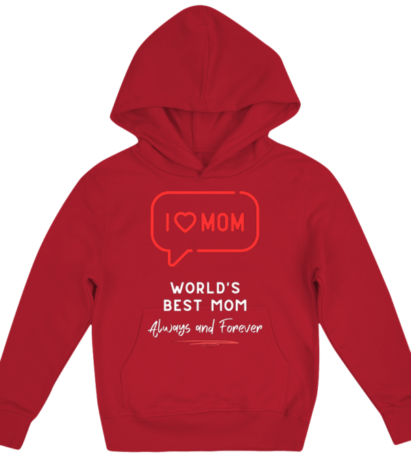Sweat à Capuche Enfant I love mom – Image 5