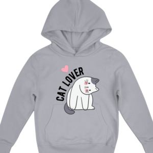 Sweat à Capuche Enfant Cat Lover