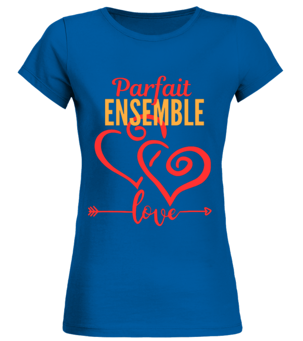 T-Shirt Col Rond Bio Femme Parfait ensemble – Image 3