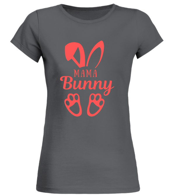 T-Shirt Col Rond Bio Femme Mama Bunny