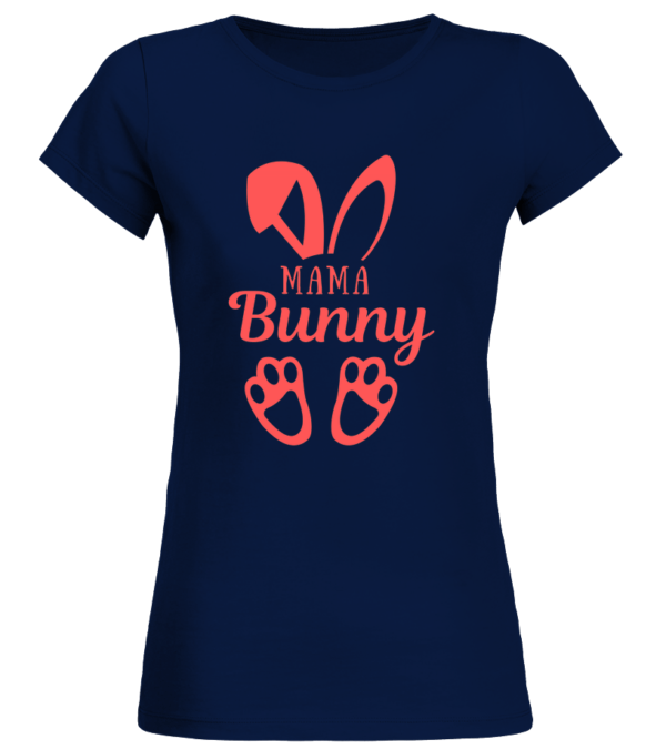 T-Shirt Col Rond Bio Femme Mama Bunny – Image 9