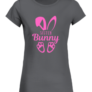 T-Shirt Col Rond Bio Femmes sister bunny