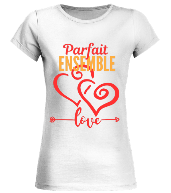 T-Shirt Col Rond Bio Femme Parfait ensemble – Image 7