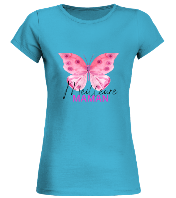 T-Shirt Col Rond Bio Femme Meilleure Maman