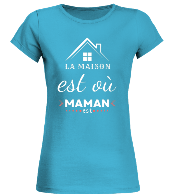 T-Shirt Col Ronds Bio Femme – Image 3