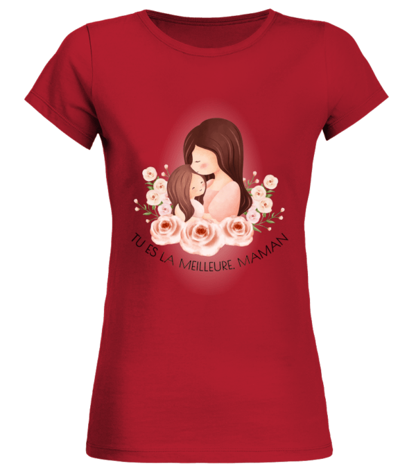 T-Shirt Col Rond Bio Femme Tu es la meilleure – Image 9
