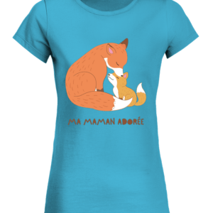 T-Shirt Col Rond Bio Femme ma maman adorée