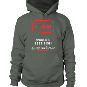 Sweat à capuche Unisexe I love mom