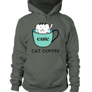 Sweat à capuche Unisexe Cat Coffee