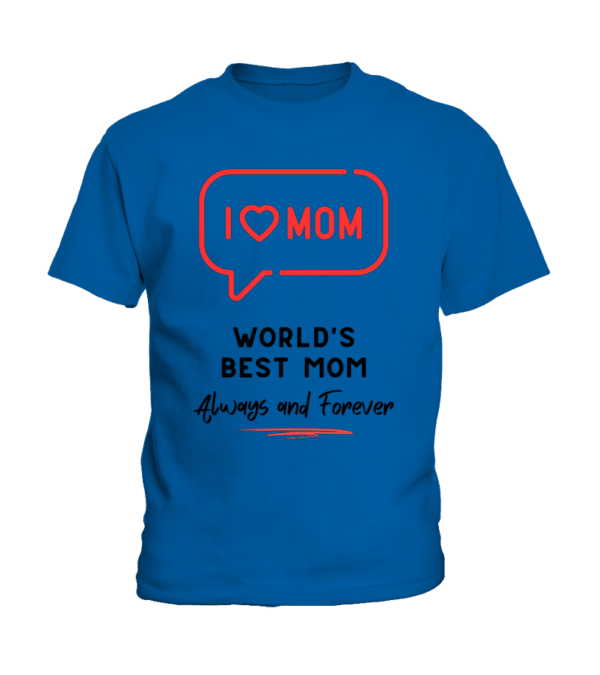 T-Shirt Enfant I love mom