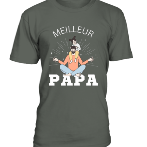 T-Shirt col rond Unisexe Meilleur Papa
