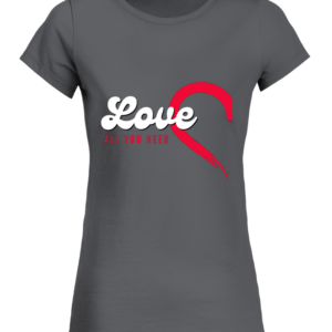 T-Shirt Col Rond Bio Femme LOve all You Need