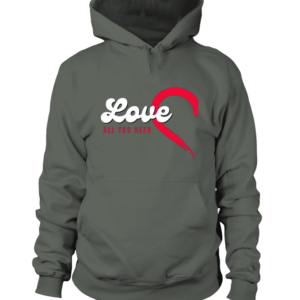 Sweat à capuche Unisexe Love all you need
