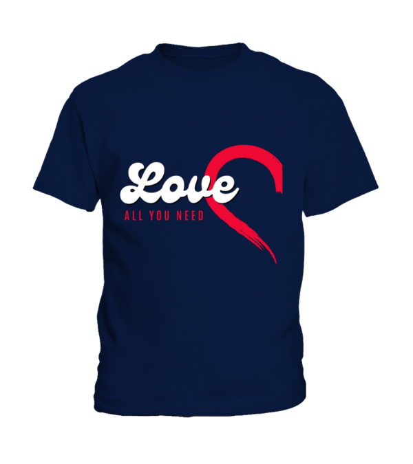 T-Shirt Enfant love all you need – Image 3
