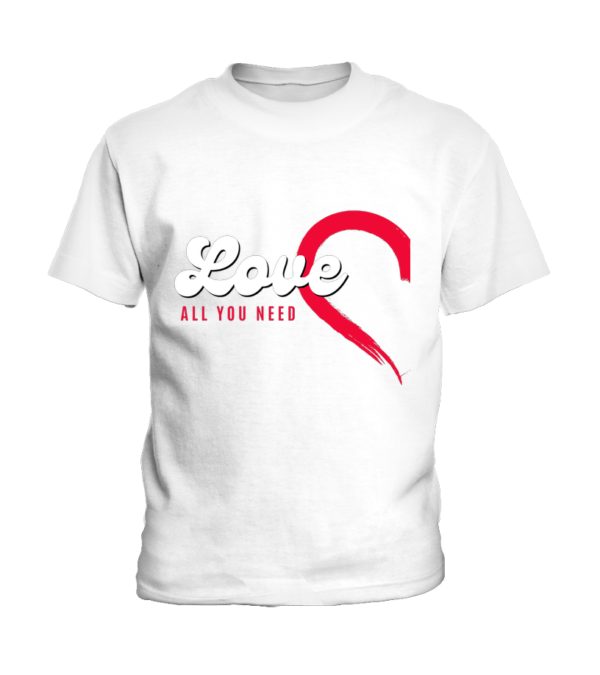 T-Shirt Enfant love all you need – Image 5