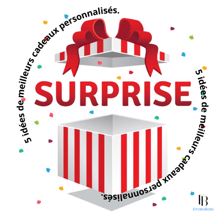 5 idées de meilleurs cadeaux personnalisés.