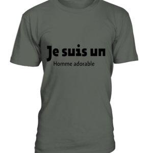 T-Shirt col rond Unisexe: Je suis