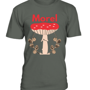 T-Shirt col rond Unisexe morel