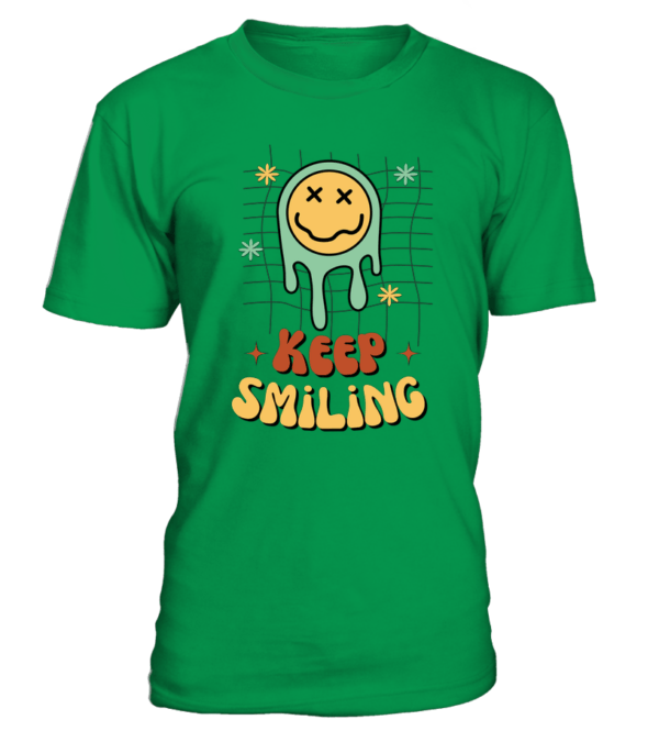 T-Shirt col rond Unisexe Keep Smiling – Image 7