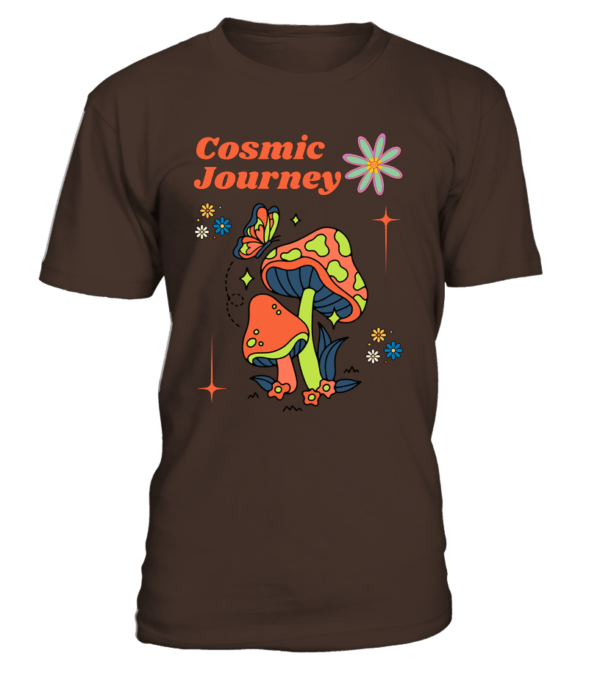 T-Shirt col rond Unisexe Cosmic Journey – Image 5