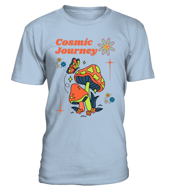 T-Shirt col rond Unisexe Cosmic Journey – Image 9