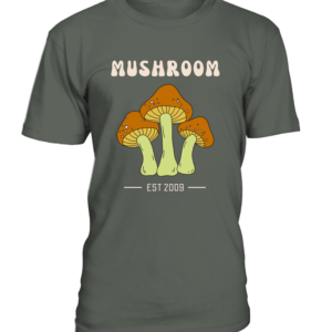 T-Shirt col rond unisexe Mushroom EST 2009