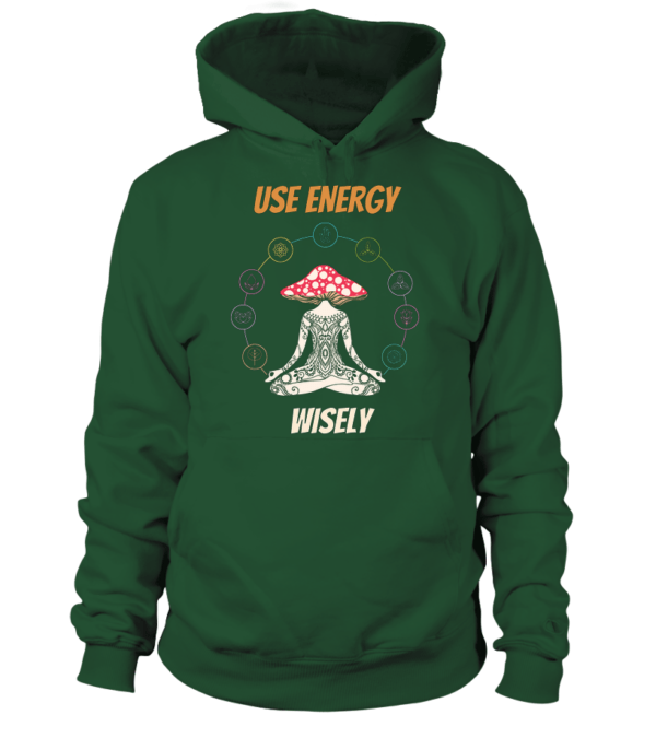 Sweat à capuche Unisexe Use energy wisely – Image 7