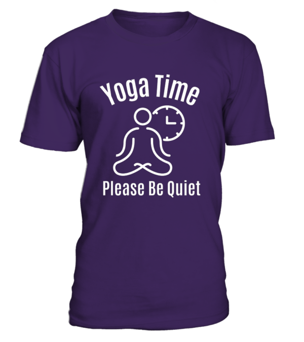 T-Shirt col rond Unisexe yoga time – Image 5