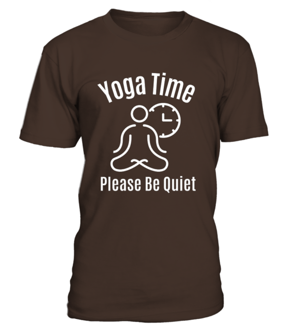 T-Shirt col rond Unisexe yoga time – Image 7